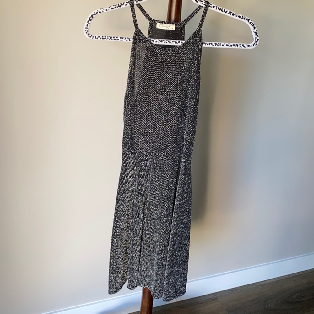 Black and shine party dress